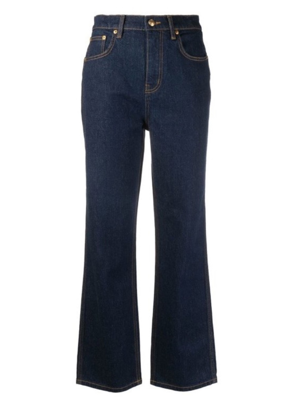 Tory Burch High-Rise Straight Leg Jeans w/Tags Size: 27 - Picture 3 of 9